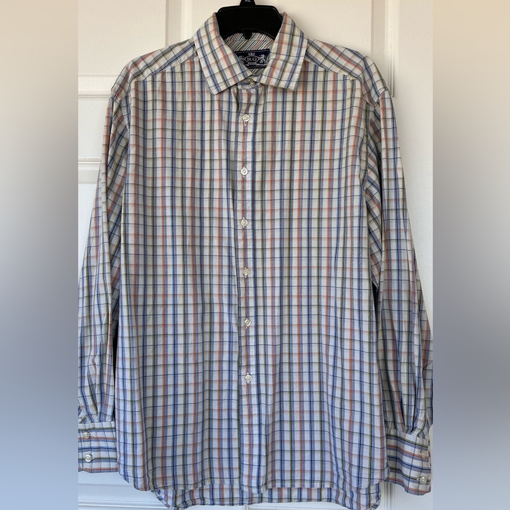 R&G by Robert Graham Button Down Shirt Size XL